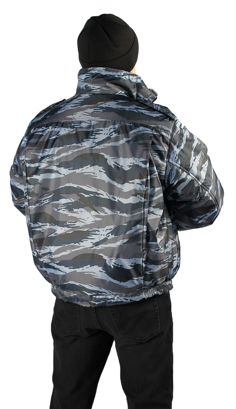 Куртка демисезонная "КОНТРОЛ" цвет: кмф "Вихрь серый", ткань: Оксфорд