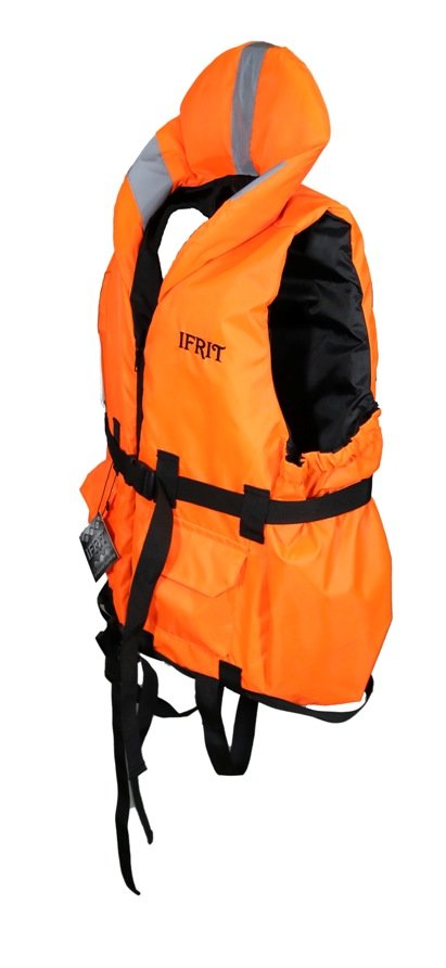 Жилет спасательный "Ifrit-90", цв. оранжевый, тк. Оксфорд 240D,